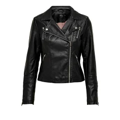 Donna ONLY Capispalla<GEMMA FAUX LEATHER BIKER