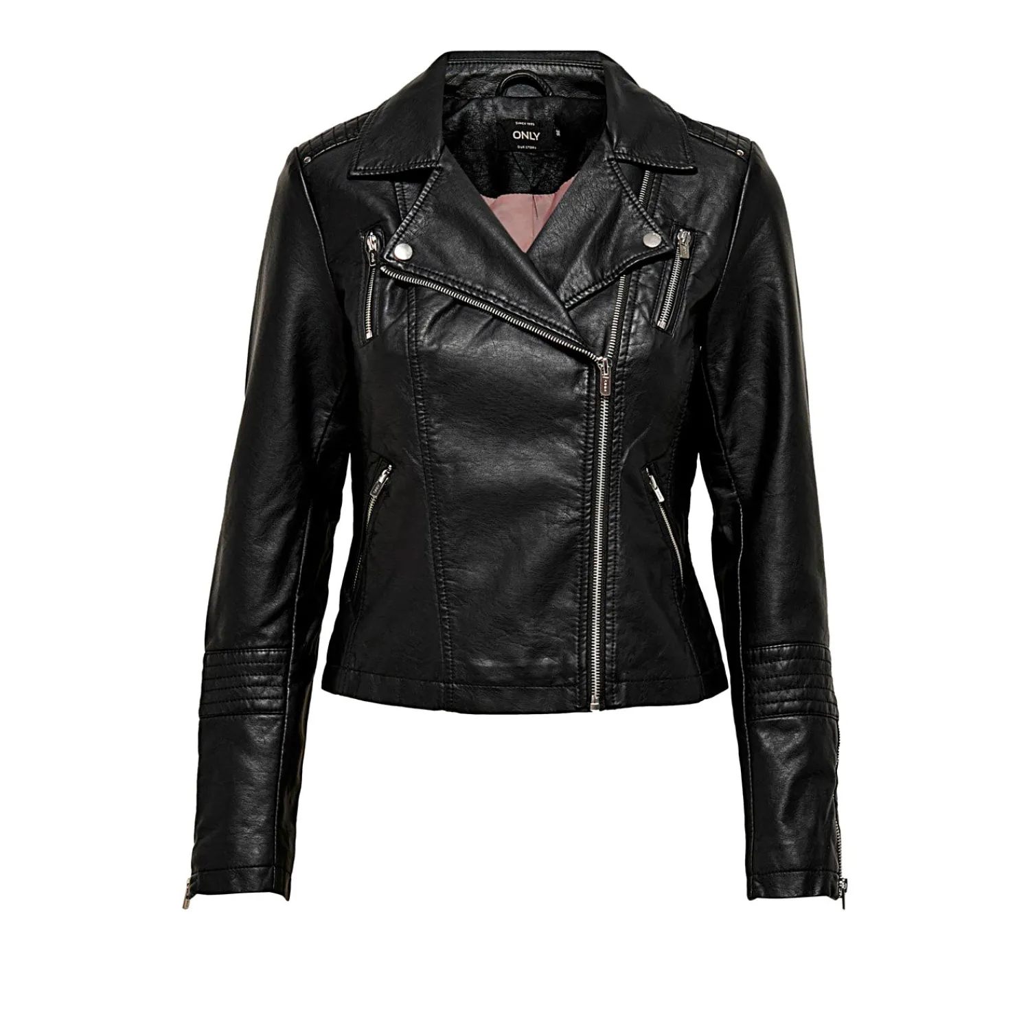 Donna ONLY Capispalla<GEMMA FAUX LEATHER BIKER