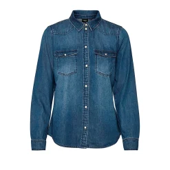 Donna VERO MODA Camicie<MARIA DENIM SLIM SHIRT MIX Slim fit