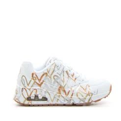 Donna SKECHERS Sneakers Sportive<Uno Metallic Love sneaker